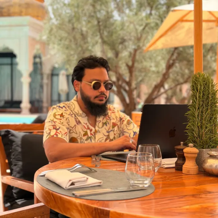 Junaid Ali at work